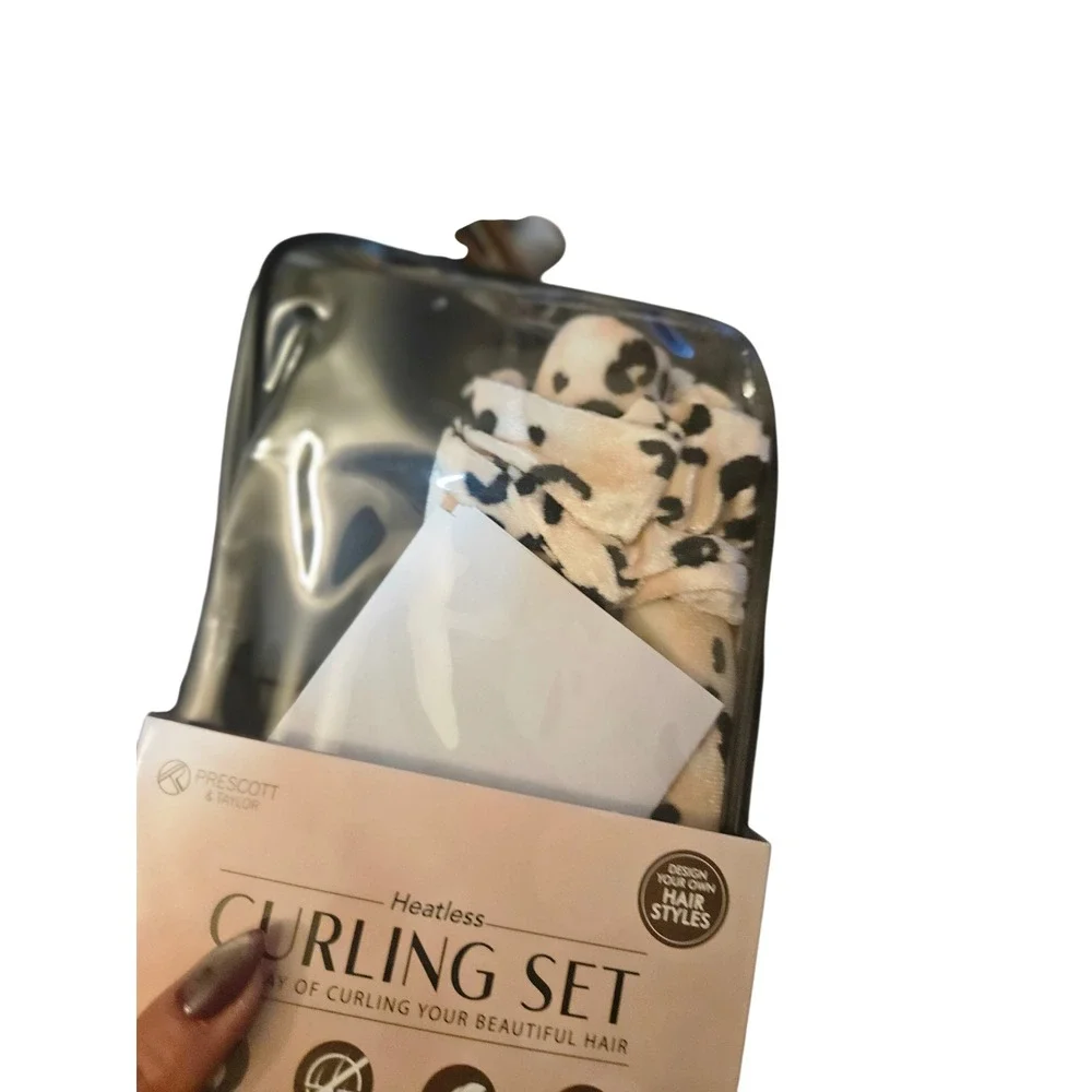 Prescott Taylor Heatless Curling Set |‎ Leopard Print | New in Box